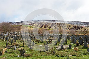 Sefid Chah ancient cemetery, Mazandaran, Iran