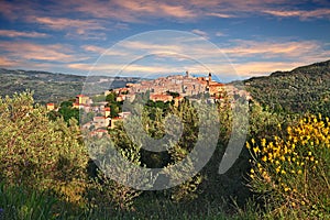 Seggiano, Grosseto, Tuscany, Italy: landscape of the countryside