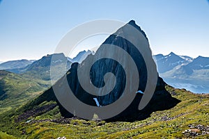 Segla mountain top from Senja, Norway.