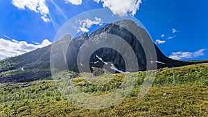 Segla peak view from Hesten Peak