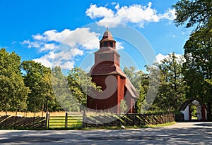 Seglora Church in Skansen photo