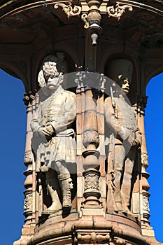 Segment of the Doulton Fountain Glasgow, Scotland