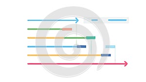 Segmented Pie Chart with Data Breakdown, vector design Generative AI