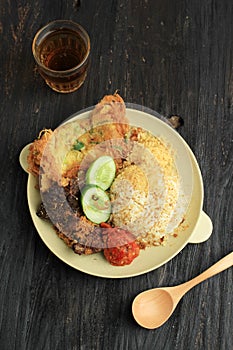 Sego Buk or Nasi Campur Madura, Indonesian Traditional Mixed Rice