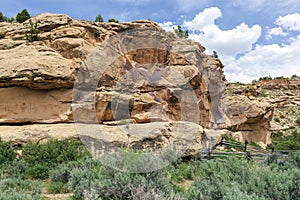 Sego Canyon with Indigenous Rock Art