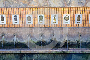 Segorbe fuente de los 50 canos fountain Castellon Spain