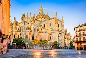Segovia, Castilla y Leon, Spain - Cathedral photo