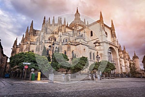 Segovia cathedral, Castilla y leon, Spain.