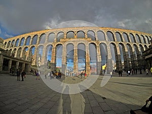 Aqueduct of Segovia. spain photo