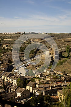 Segovia panoramic view, Spain.