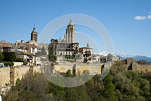 Segovia panoramic view, Spain.