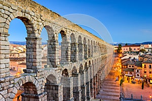 Segovia Spain Aqueduct photo