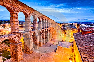 Segovia, Spain - Castilla y Leon, The Aqueduct photo
