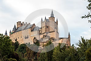 Alcazar, Spanish castle of Segovia photo