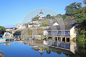 Segre by the River Oudon in Anjou, France photo