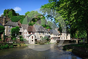 Segur-le-Chateau, medieval village in France