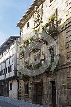 Segura town in Gipuzkoa, Spain photo