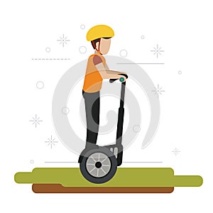 Segway design illustration photo