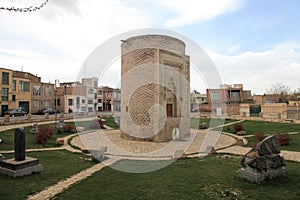 Seh Gunbad Tomb is located in Urmia, Iran. photo