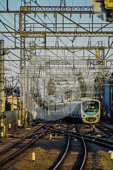 Seibu Line seen from Nishikasawa Station