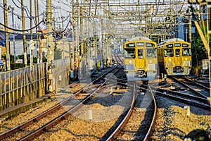 Seibu Line seen from Nishikasawa Station