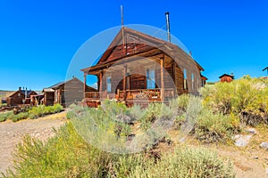 Seiler house in Bodie town