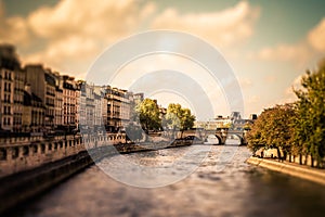 Seine Paris Tilt-shift