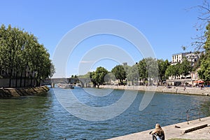 Seine river, Paris, France