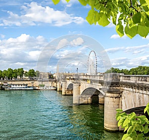 Concorde Bridge in Paris France photo