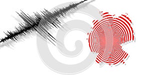 Seismic activity earthquake Germany map