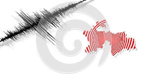 Seismic activity earthquake Tajikistan map