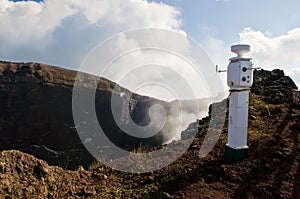 Seismological monitor on Vesuvius