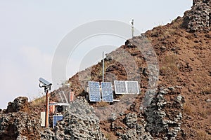 Seismological station at mount Vesuvius, Naples, Italy photo