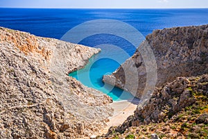Seitan limania beach on Crete