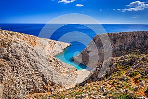 Seitan limania beach on Crete