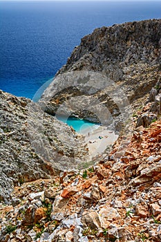 Seitan limania or Stefanou beach, Crete