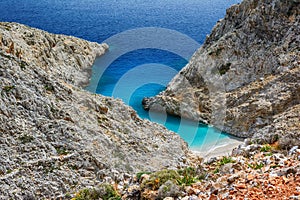Seitan limania or Stefanou beach, Crete