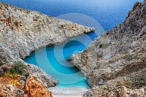 Seitan limania or Stefanou beach, Crete