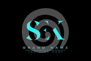 SEK abstract letter logo design