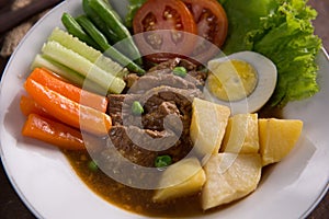 Selat solo. javanese traditional food