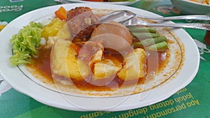 Selat solo or solonese salad from Indonesia