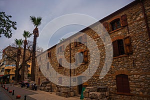 SELCUK, TURKEY: View of traditional Houses in the center of the city of Selcuk in Izmir province.