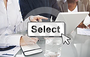 Select Pick Selecting Compare Selection Targeting Concept