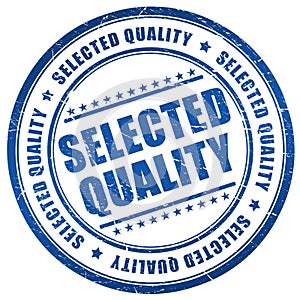 Selected quality stamp