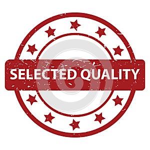 Selected quality stamp