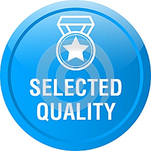 Selected quality web button