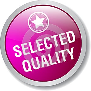 Selected quality web button