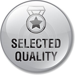 Selected quality web button