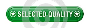 Selected quality web button