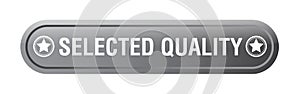 Selected quality web button